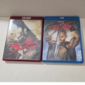 300 HD DVD and 300 Rise of an Empire Blu-ray Action Movie Bundle Set